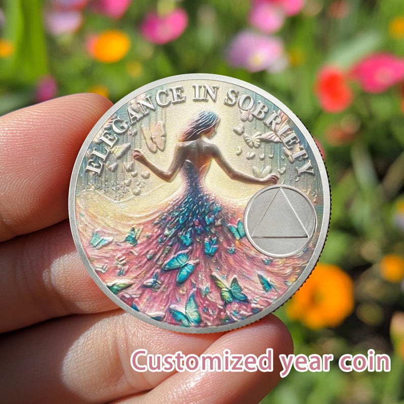 Personalized Sister Power Sobriety Coin – Recovery Gift for Women mysite