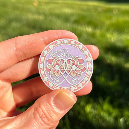 Never Alone Original Recovery Sisters Sobriety  Coin mysite