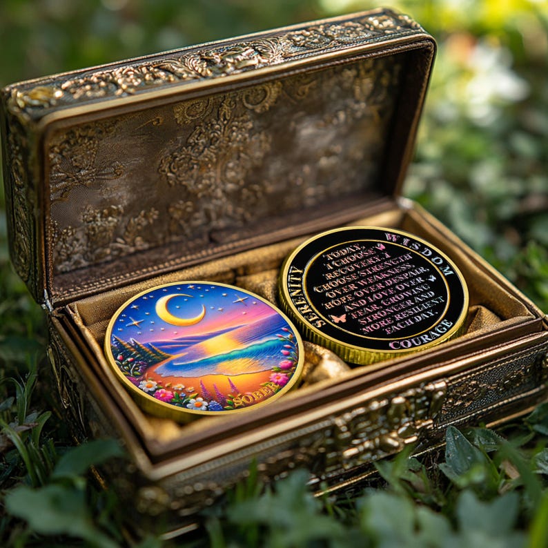 Tranquil Moon Beach Sobriety Coin mysite