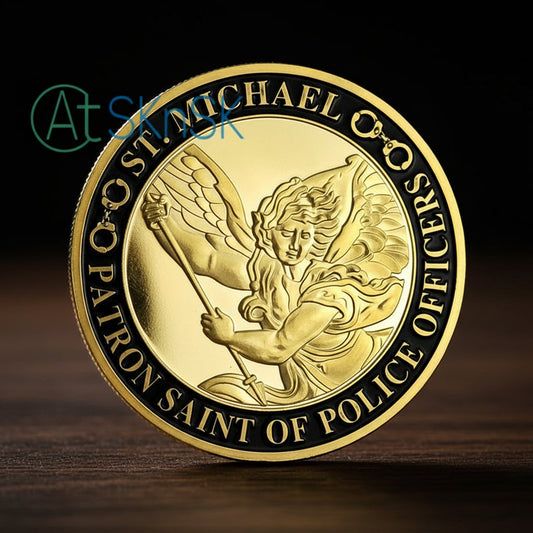 Police Officer's Prayer St Michael Challenge Coin mysite