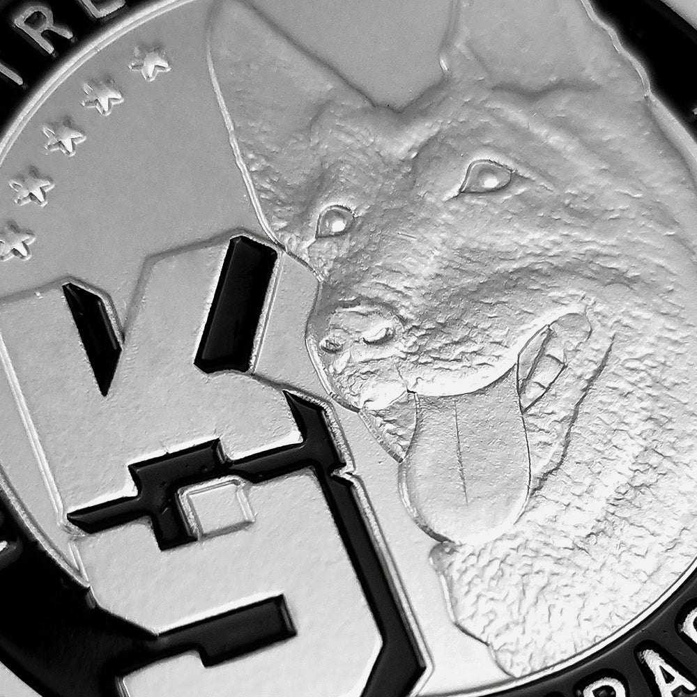 K9 Police Dog Law Enforcement Challenge Coin mysite