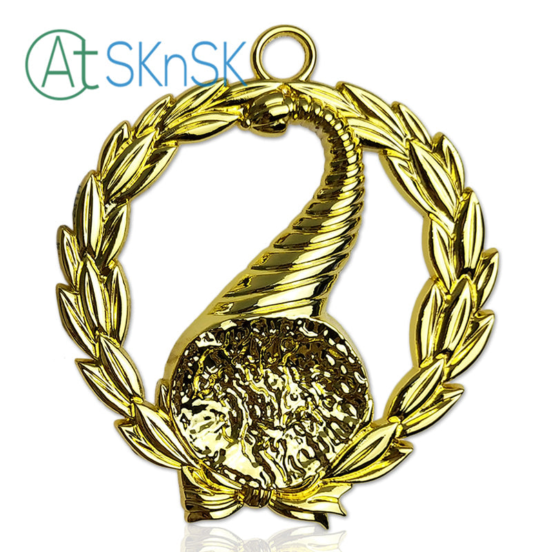 Masonic Junior Stewards Gold Jewel Pendant the Right Harvest Basket mysite