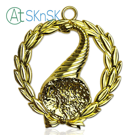 Masonic Junior Stewards Gold Jewel Pendant the Right Harvest Basket mysite