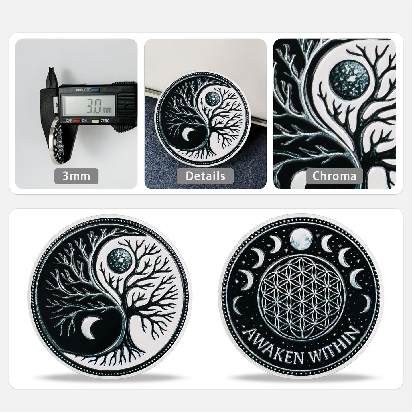 Balance & Focus Awaken Tree Sobriety Recovery Coin mysite