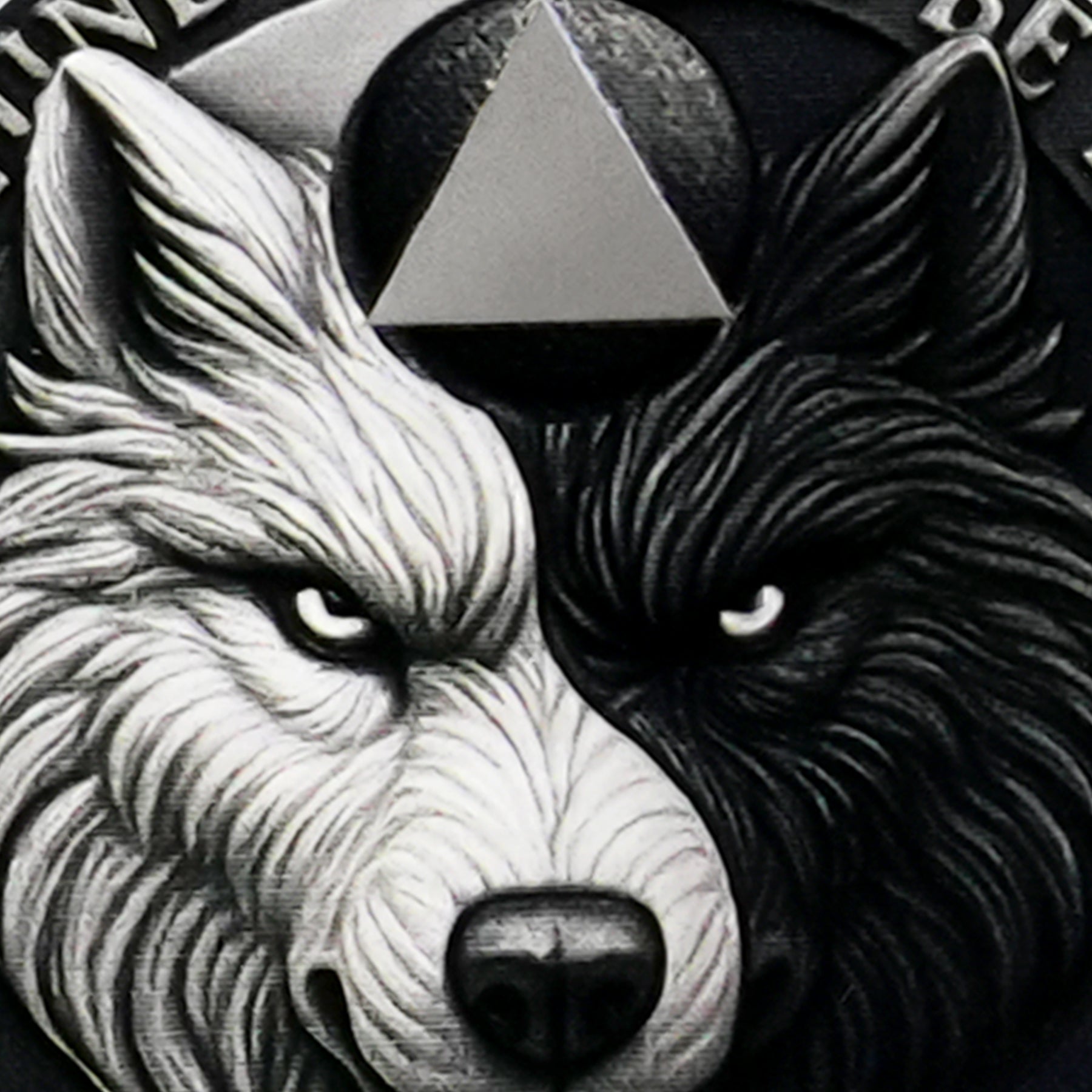 Personalized Balance Wolf Sobriety Coin mysite