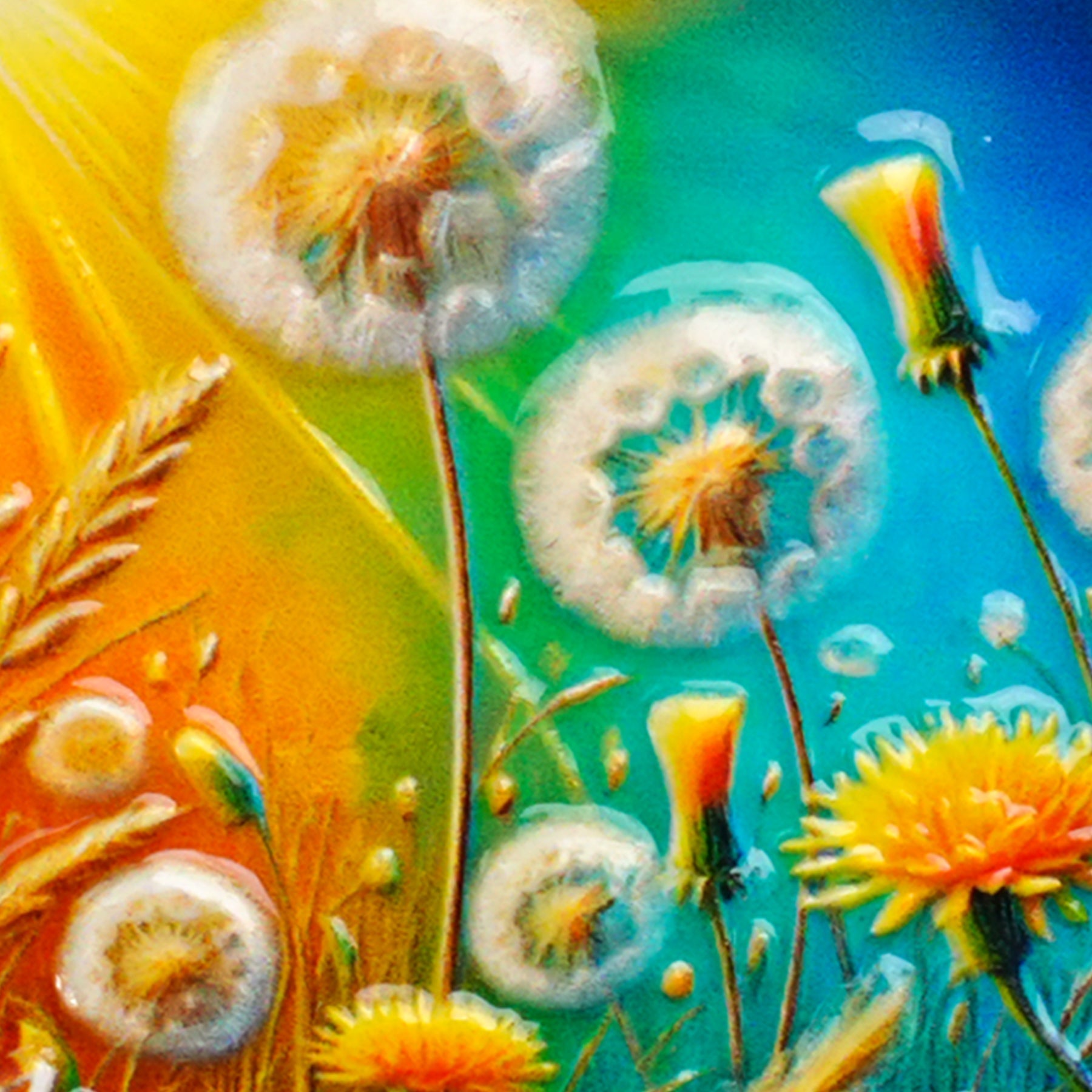 Dandelion Sunlight Sobriety Coin mysite