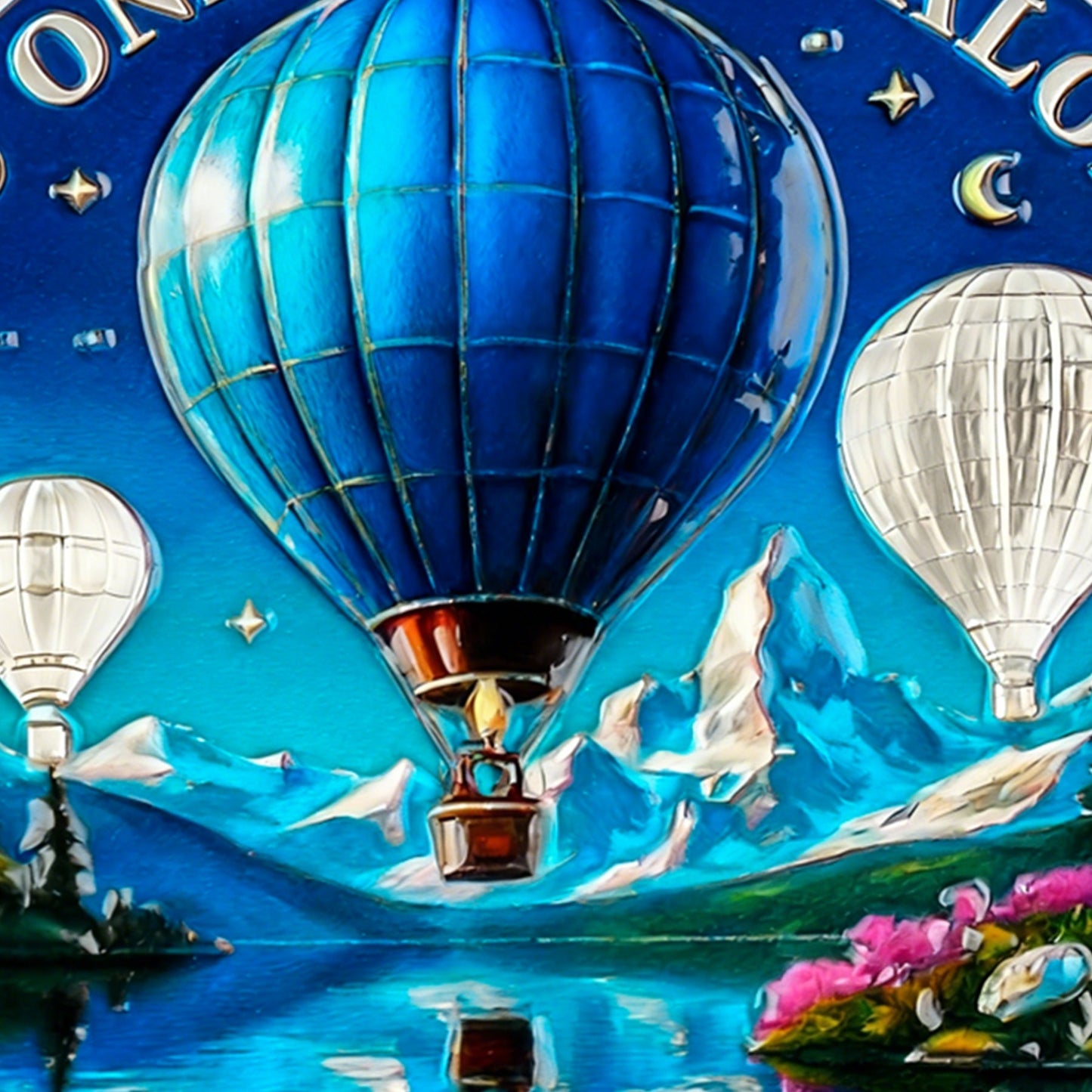Hot-air Balloon No One Stands Alone Sobriety Coin mysite