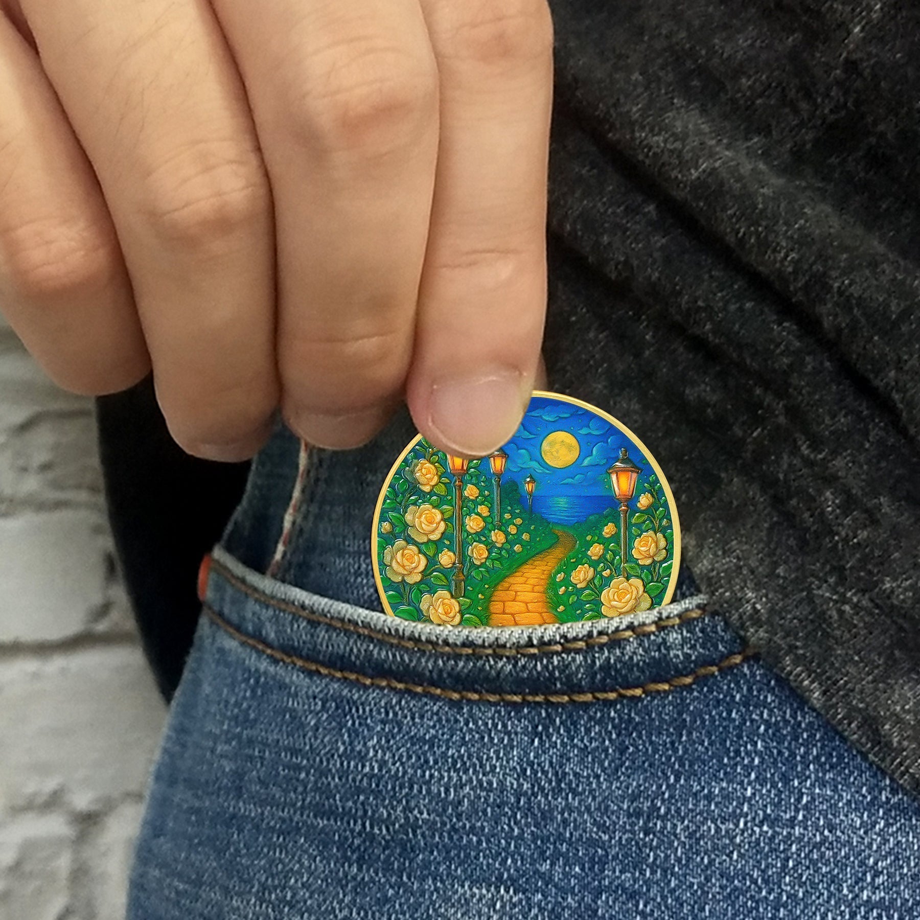 Personalized Path to Peace Sobriety Coin mysite