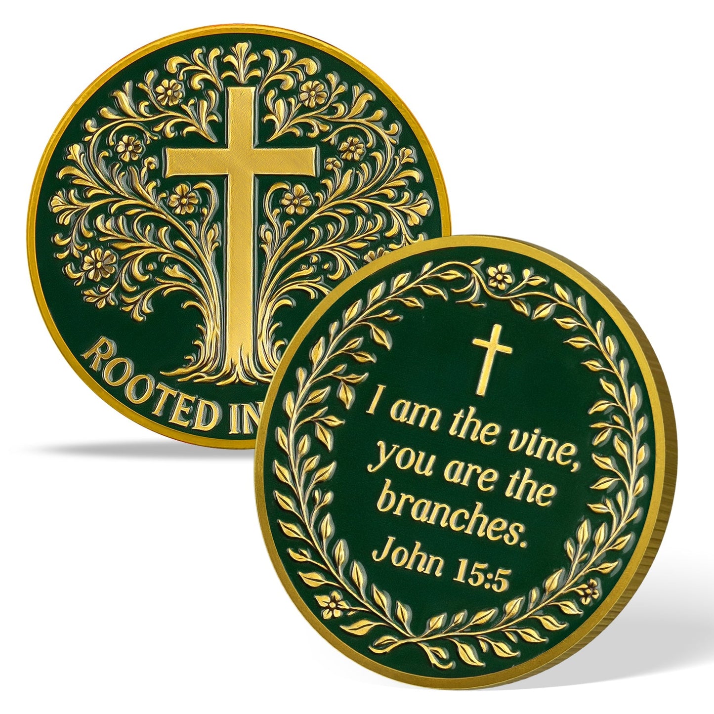High-Relief Grace Tree Religious Coin mysite