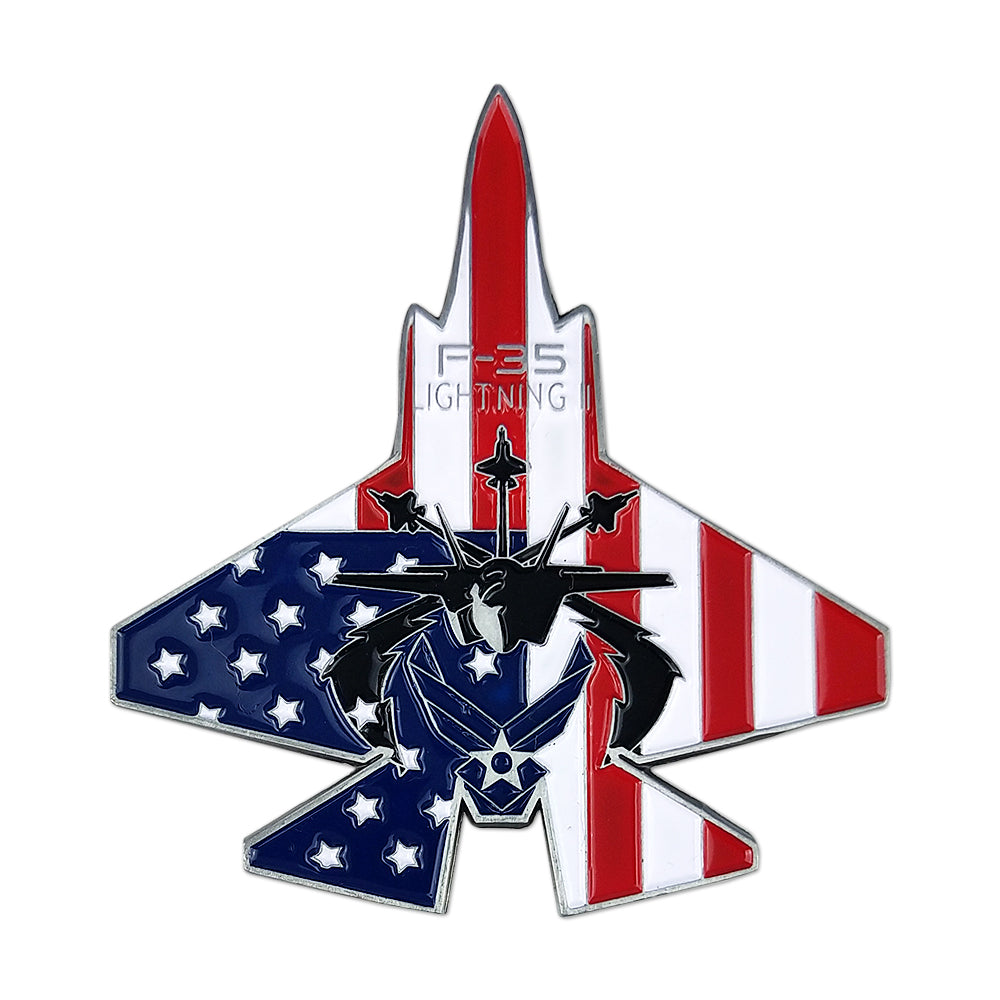 3 Pcs Bundle US Air Force Fighting Falcon Model Challenge Coin Gift Set mysite