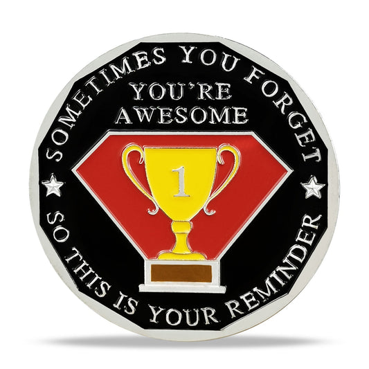 Encouragement Challenge Coin-Employee Appreciation Gifts Inspirational Thank You Coin for Students and Cowokers-Dedication in Leadership mysite