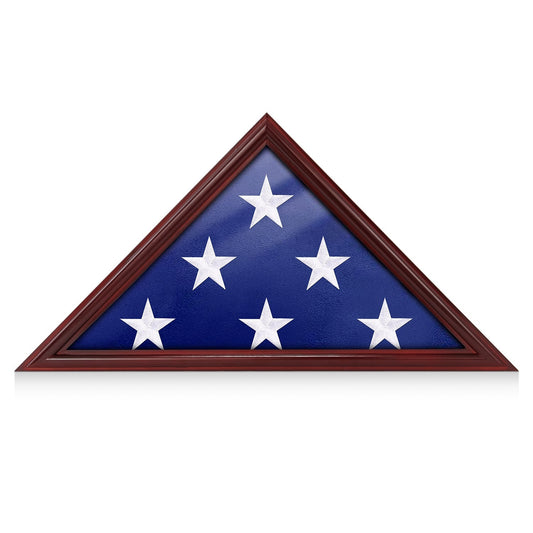 5‘ × 9‘ Memorial Flag Display Cherry Shadow Box mysite