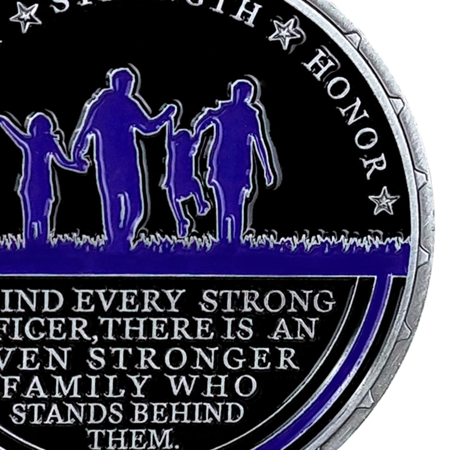 Police Officer Family Challenge Coin Honor Dad Father Respect Collectible Gift Coin mysite