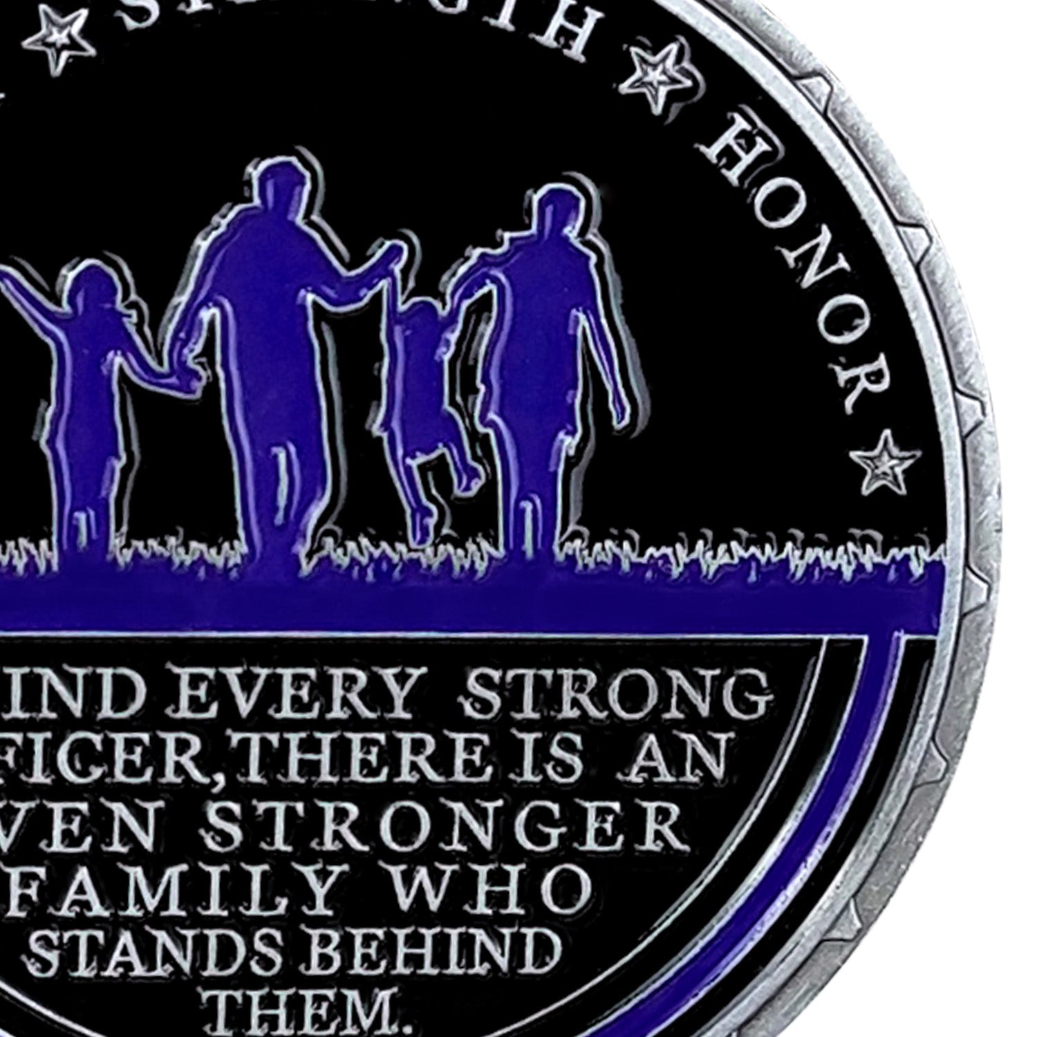 Police Officer Family Challenge Coin Honor Dad Father Respect Collectible Gift Coin mysite