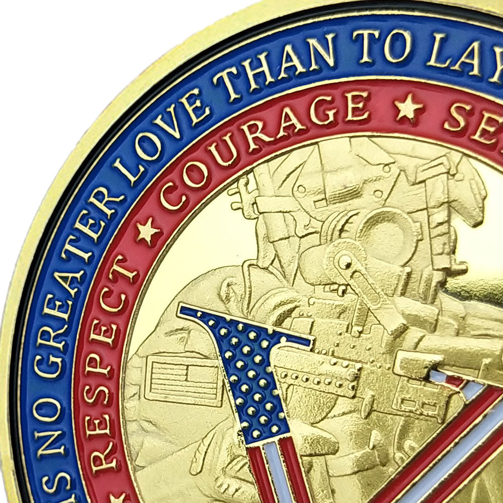 Army Challenge Coin Veterans Boots Land of the Free Home Soldier Medallion Gold-AtSKnSK mysite