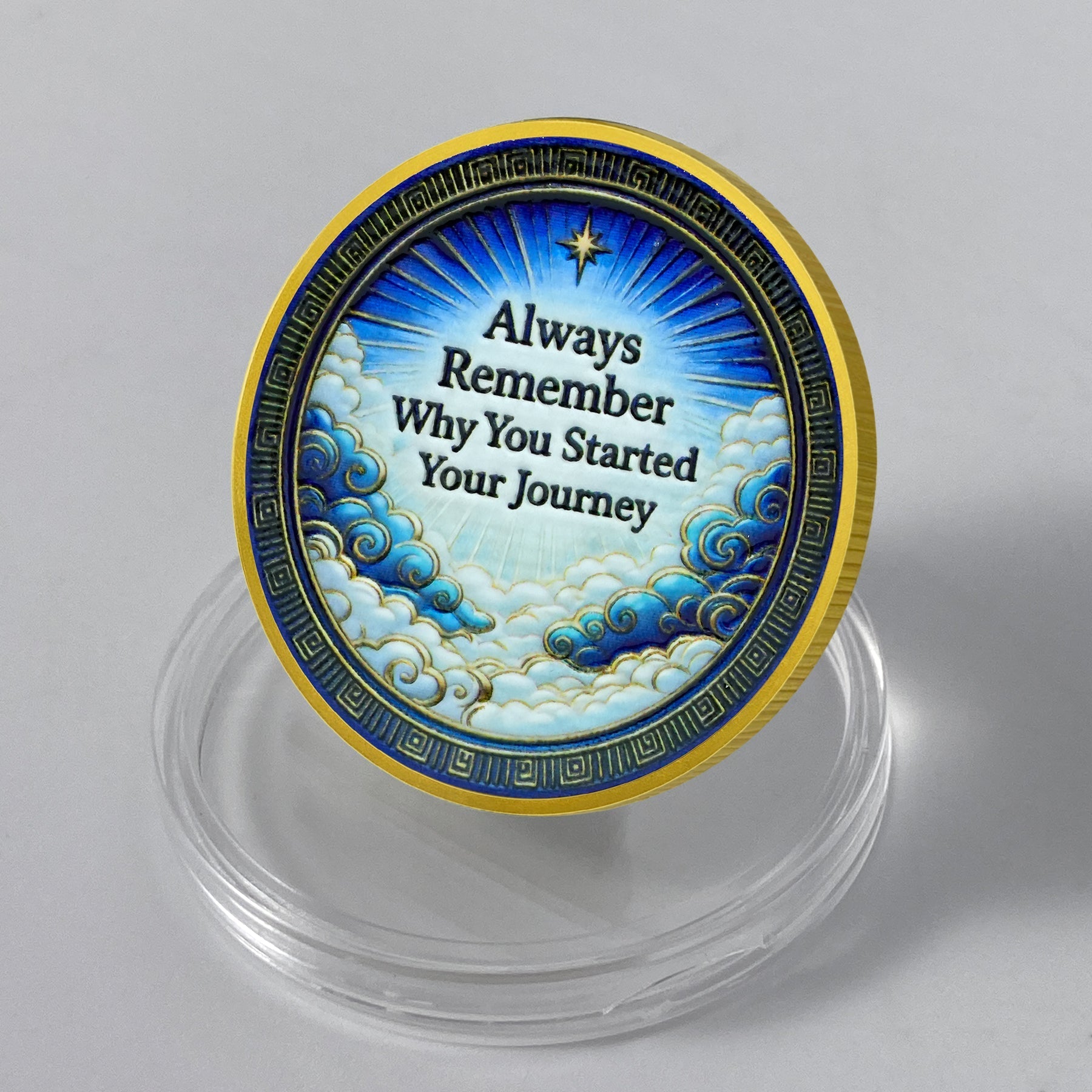 Personalized Chinese Traditional Auspicious Crane’s Call Sobriety Coin mysite