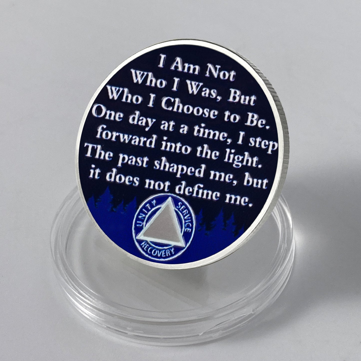 Personalize Moon Forest Redefine Yourself Sobriety Coin mysite