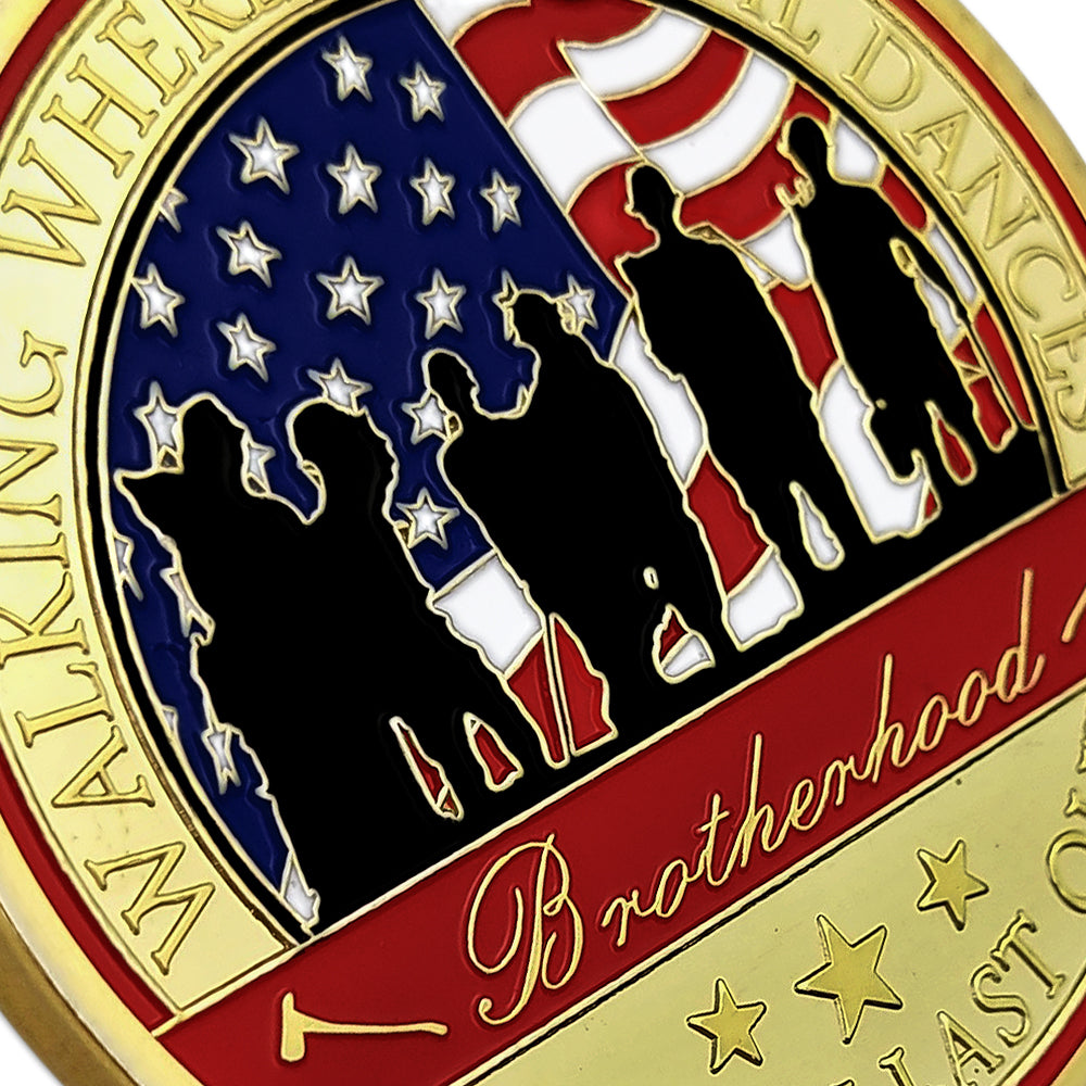 US Wild Land Firefighter Brotherhood Challenge Coin mysite