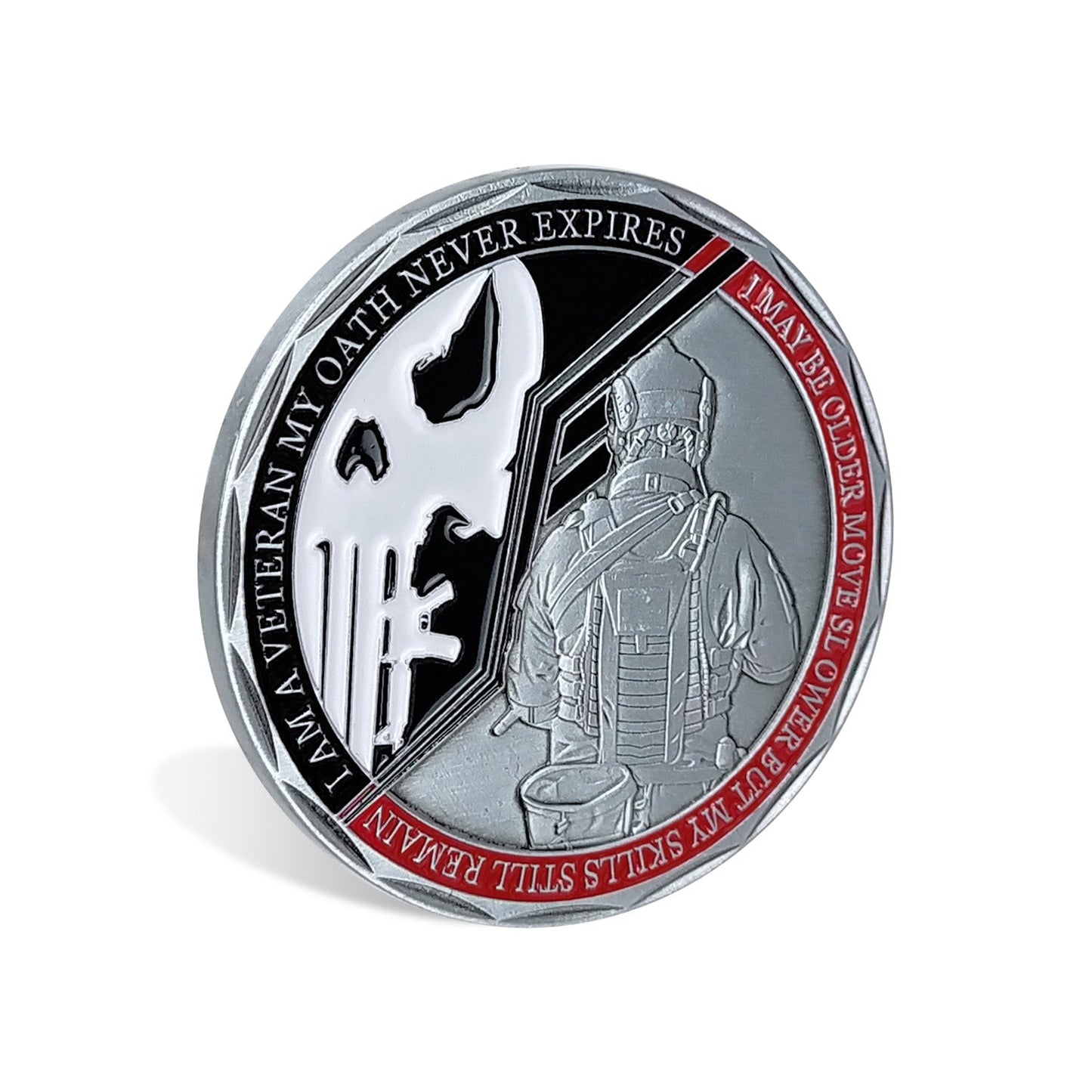 5 Pcs My Oath Never Expires Military Challenge Coin Gift Set mysite