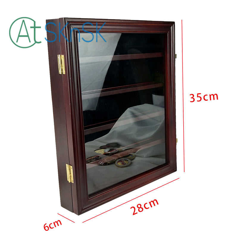 Cherry Challenge Coin Display Case Shadow Box mysite