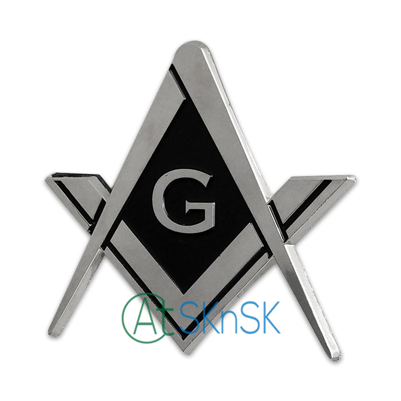 Mason Square and Compass Auto Car Emblem mysite