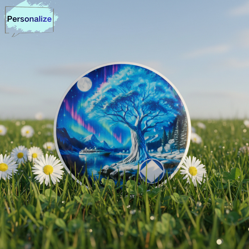 Personalized Aurora Dream Tree NA Recovery Coin mysite