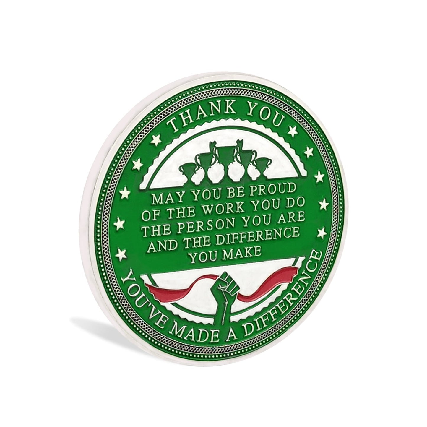 Encouragement Challenge Coin-Employee Appreciation Gifts Inspirational Thank You Coin for Students and Cowokers-Building Mastery and Skill mysite
