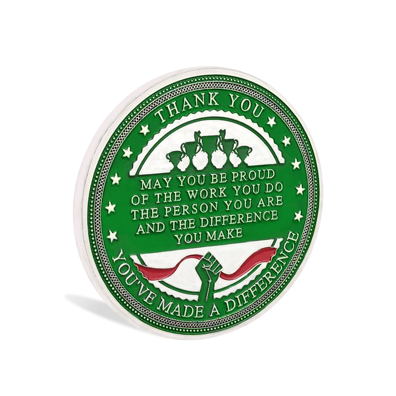 Encouragement Challenge Coin-Employee Appreciation Gifts Inspirational Thank You Coin for Students and Cowokers-Building Mastery and Skill mysite