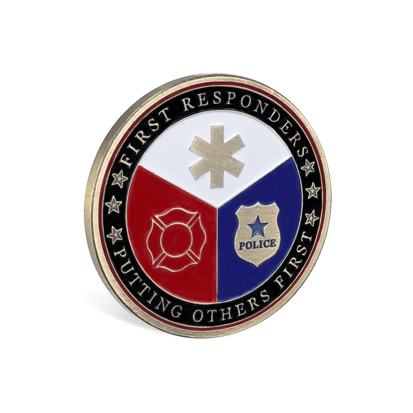 First Responder Challenge Coin SWAT EMT FIREFIGHTER mysite