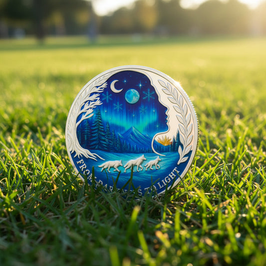 From Darkness to Light Sobriety Challenge Coin Inspirational Recovery Medallion mysite