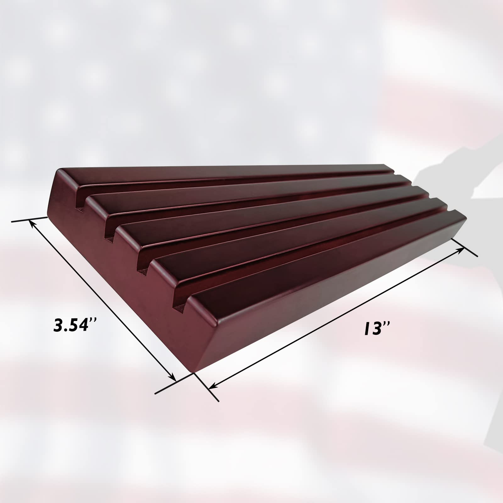 4 Row Coins Display Holder Solid Wood Coin Stand Holds 30 Coins mysite