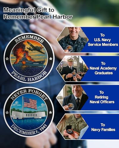 Pearl Harbor Memorial Challenge Remember December 7, 1941 Coin mysite