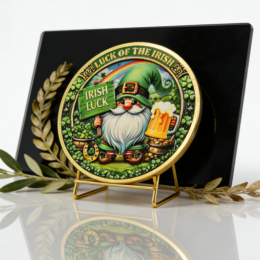 Irish Lucky Leprechaun St. Patrick’s Day Religious coin mysite