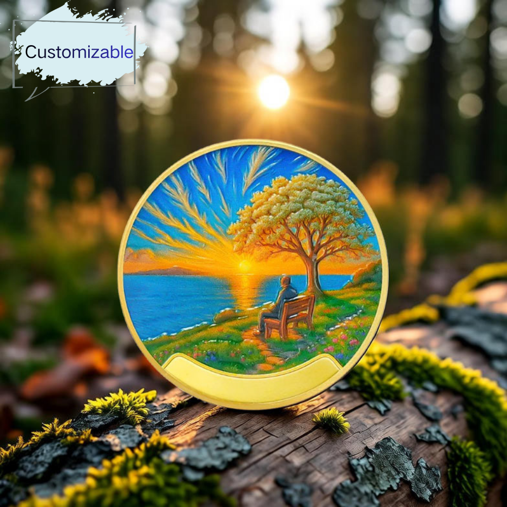 Personalized Path to Peace Sobriety Coin mysite