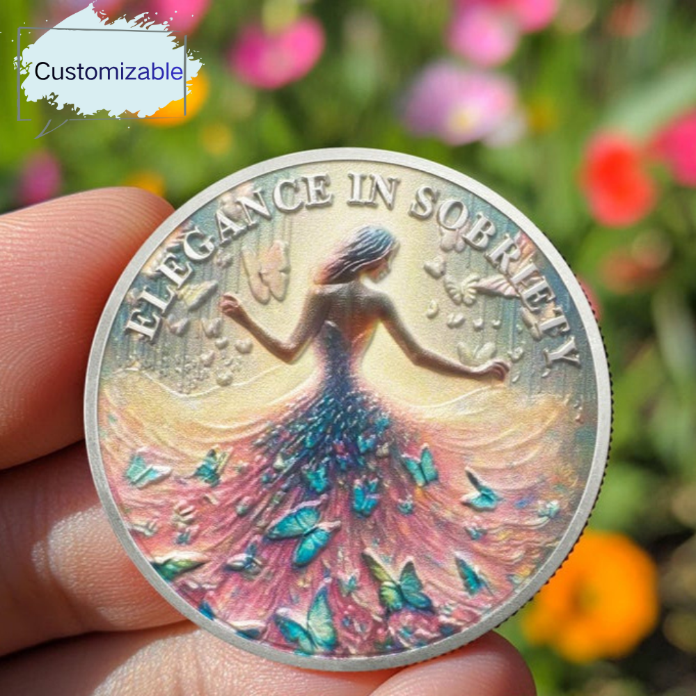 Personalized Sister Power Sobriety Coin – Recovery Gift for Women mysite
