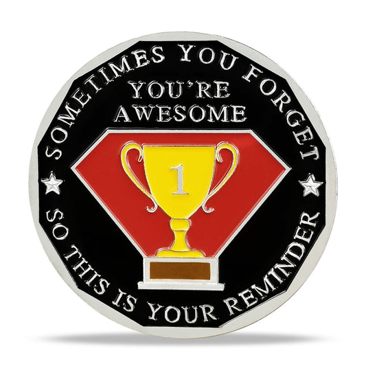5 Pcs You’re Awesome Employee Appreciation Coin Inspirational Gift Set mysite