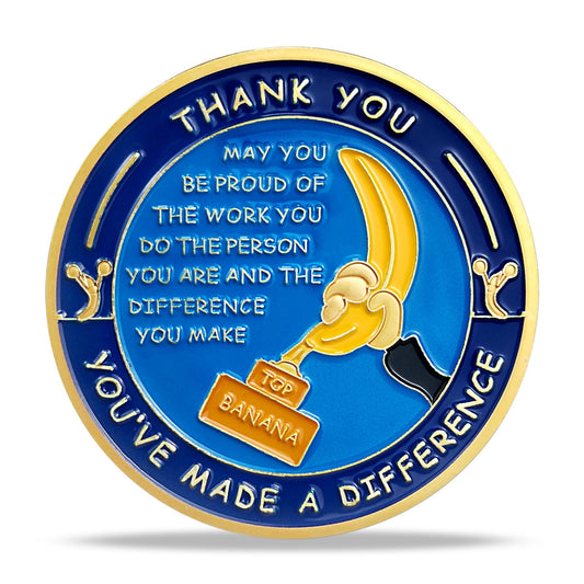 5 Pcs Banana Employee Encouragement Coin Gift Set mysite