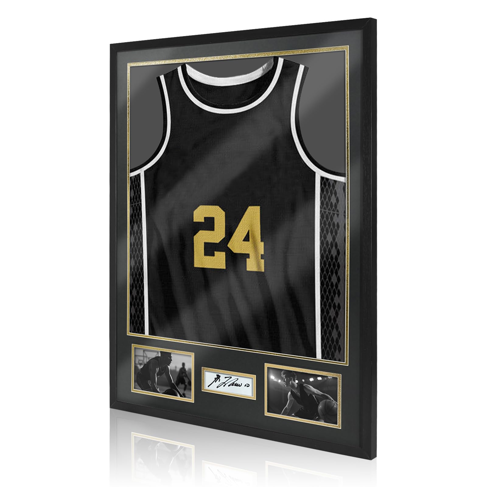 98% UV Protection Acrylic Solid Wood Jersey Frame Display Case mysite