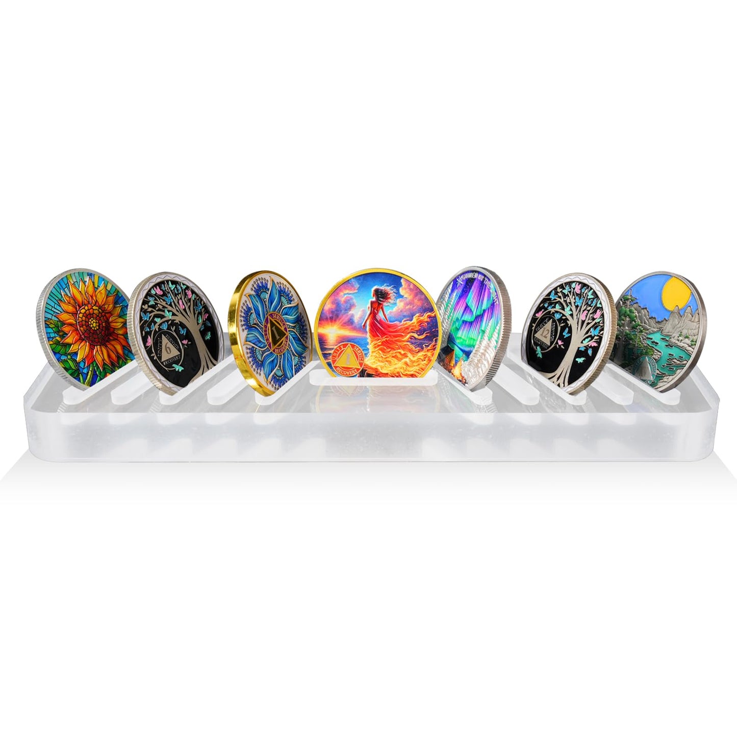 AA Chip Holder Display Case Holds 11 Sobriety Coin mysite