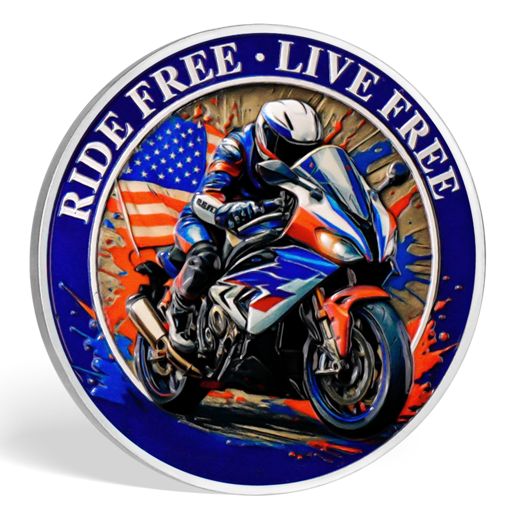 Freedom Motorcycle Challenge Coin mysite