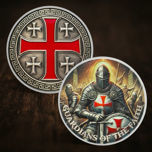 Knights Templar Coin Christian Knight Challenge Coins mysite