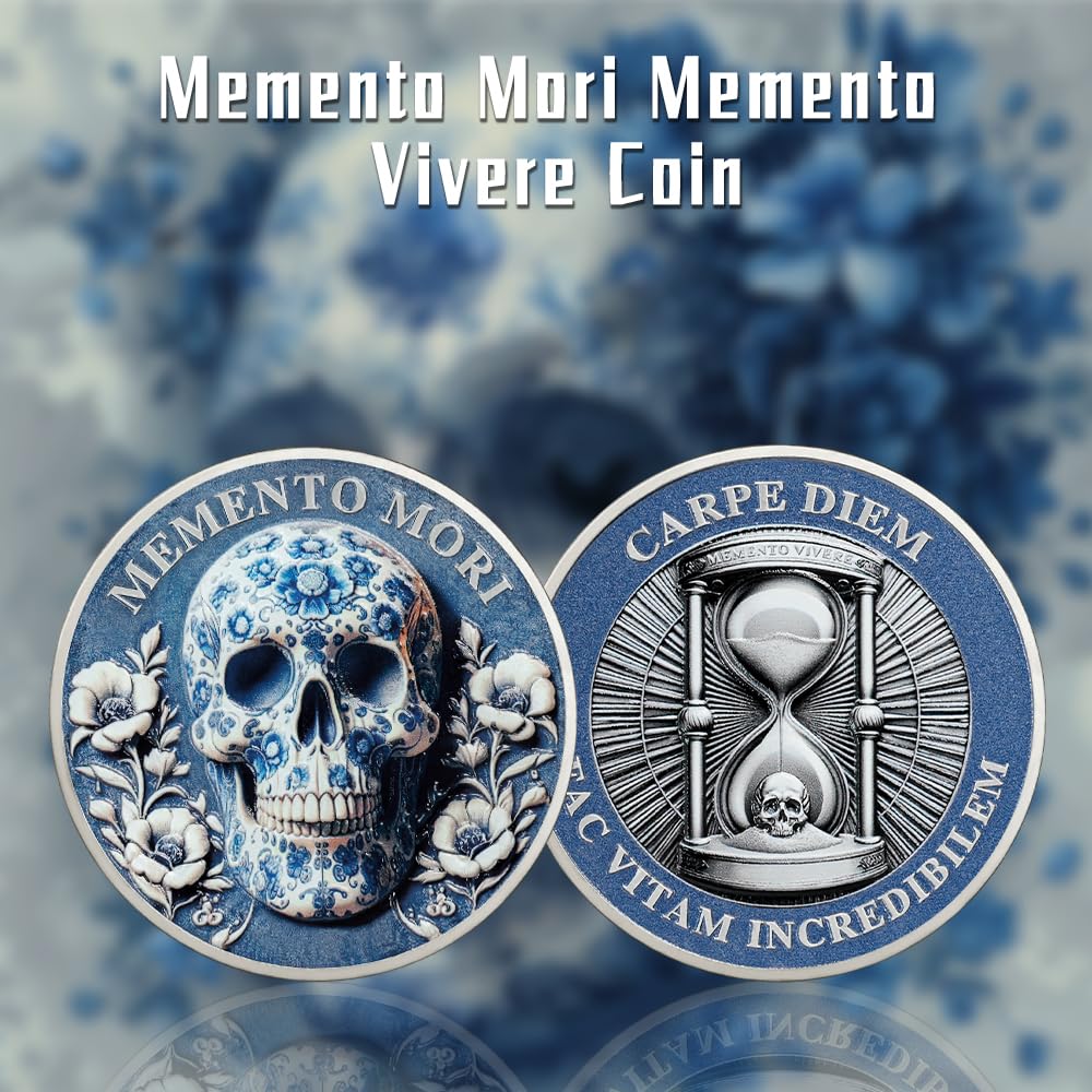 Daily Stoic Practice Inspirational Stoicism Memento Mori Coin mysite