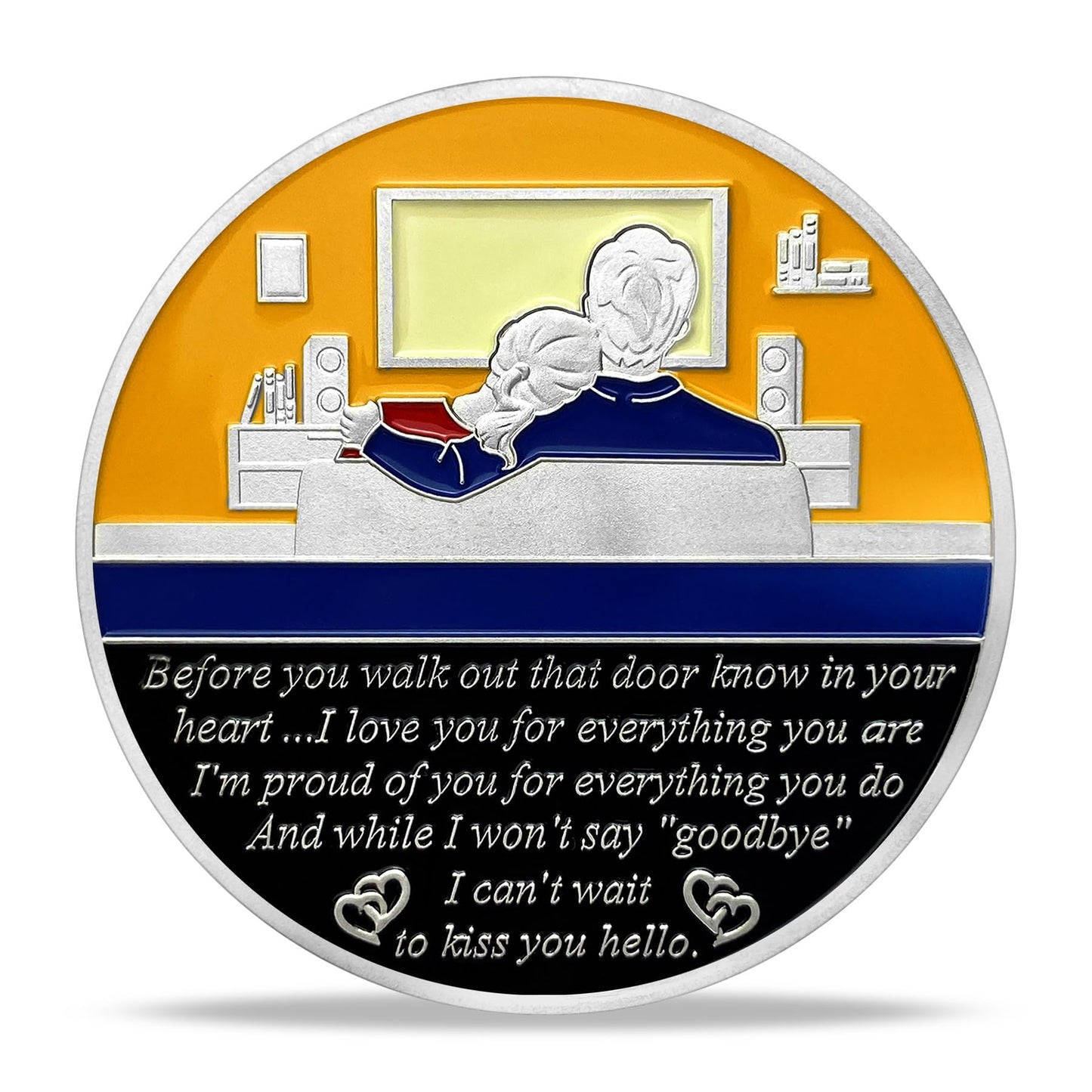 Come Home Safe Police Officer Challenge Coin mysite