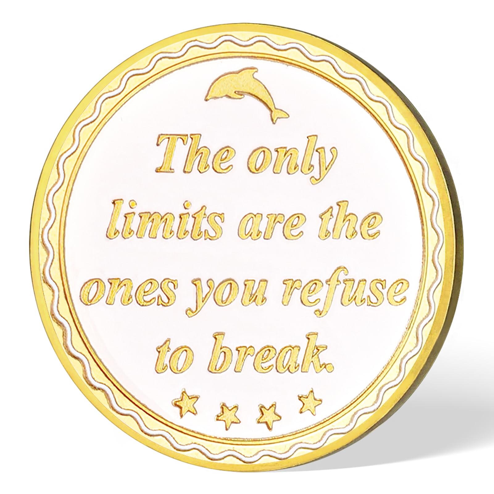 Beyond Limits Inspirational Dolphin Sobriety Recovery Coin mysite
