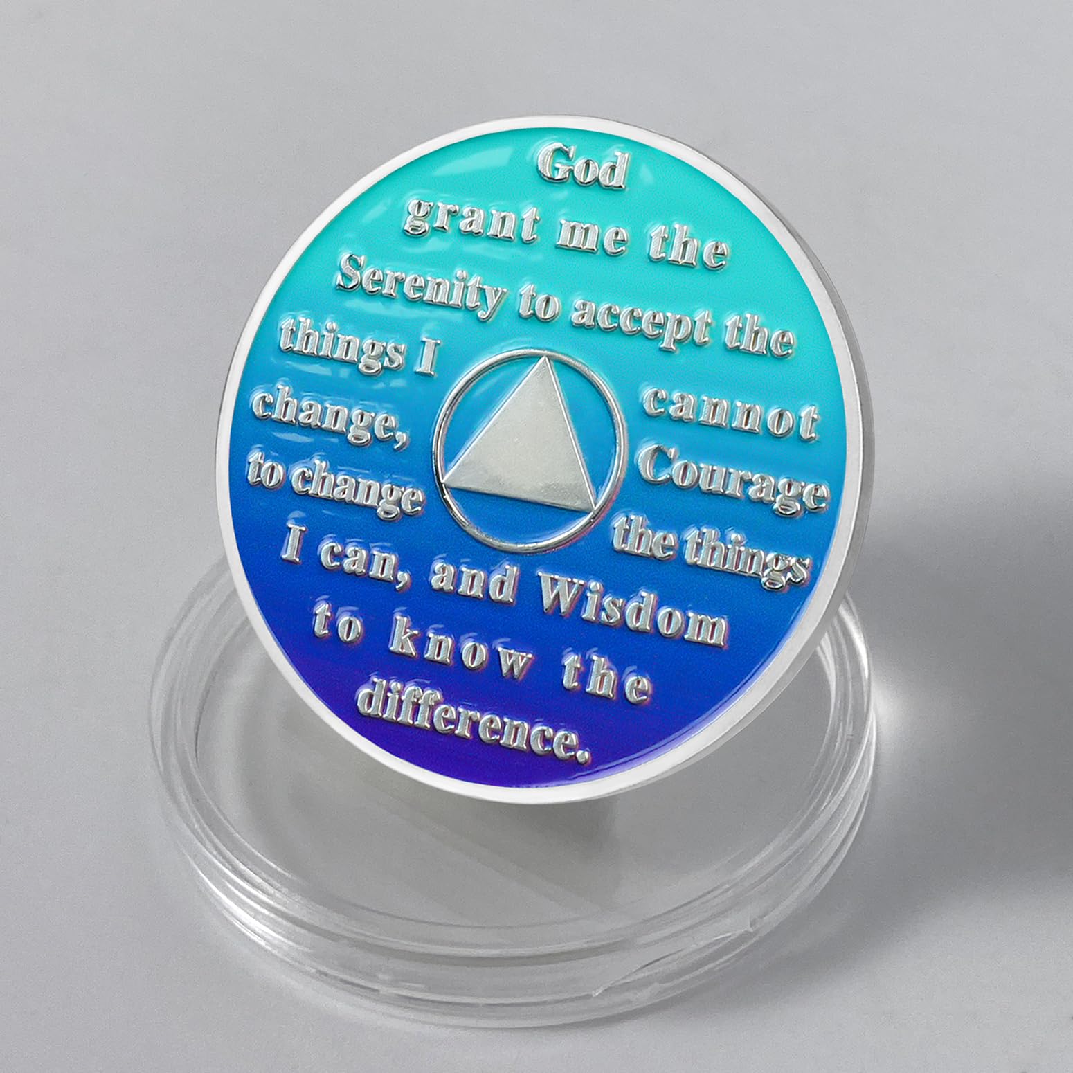 Butterfly Tree Design Serenity Prayer Recovery Coin mysite