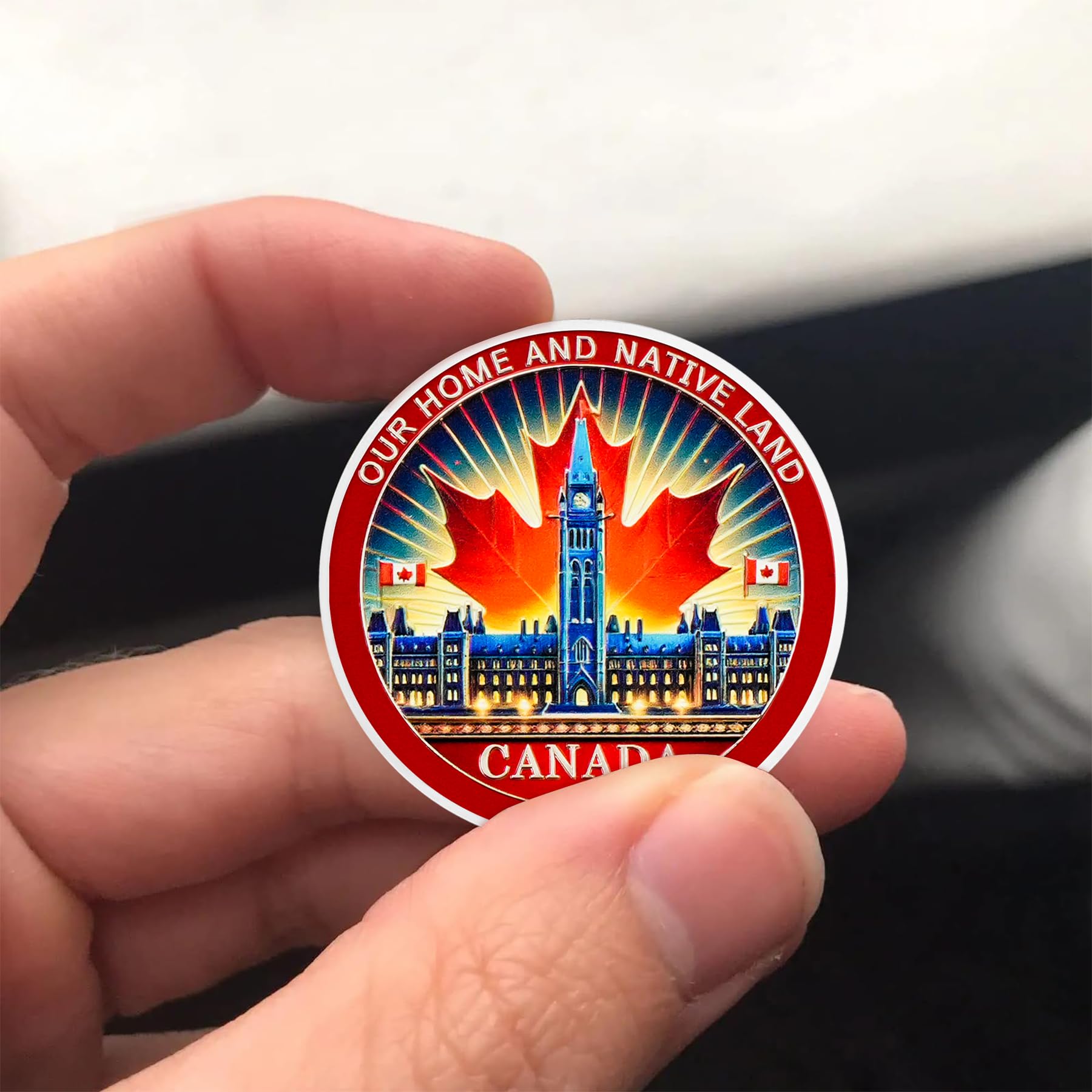 Canadian Parliament & Maple Leaf Challenge Coin mysite