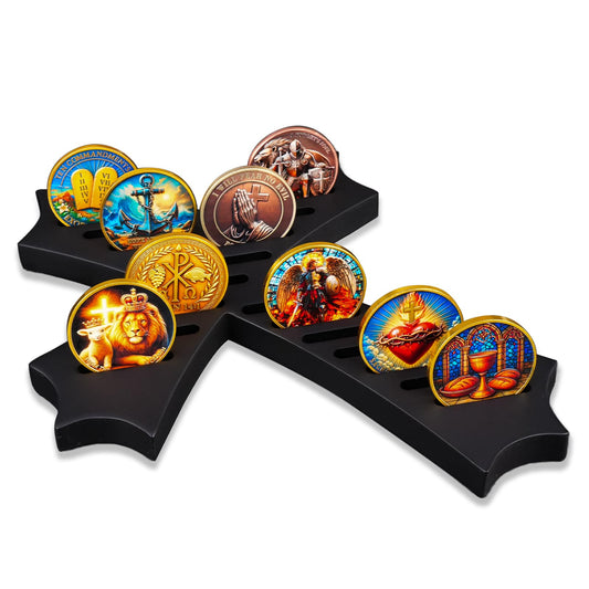 Chrisian Religious Challenge Coin Display Case Holder mysite