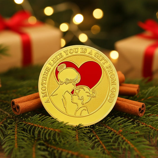 Mother and Daughter Heart Challenge Coin mysite