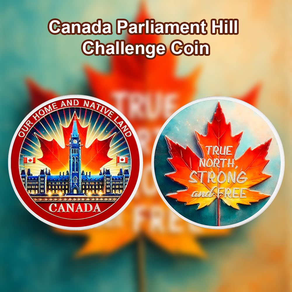 Canadian Parliament & Maple Leaf Challenge Coin mysite
