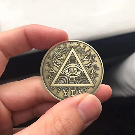 All Seeing Eyes or Death Skull Decision Coins mysite